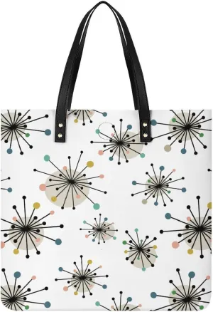 Cute AutismAwareness Large Capacity Leather Handbag