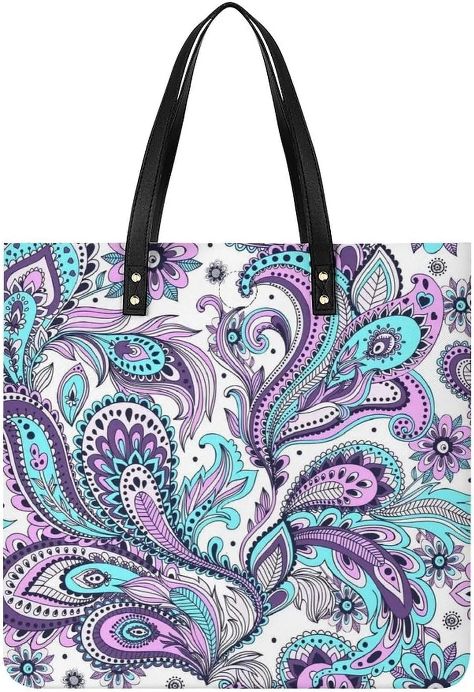 Cute AutismAwareness Large Capacity Leather Handbag