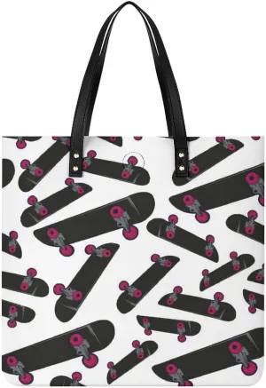 Cute AutismAwareness Large Capacity Leather Handbag