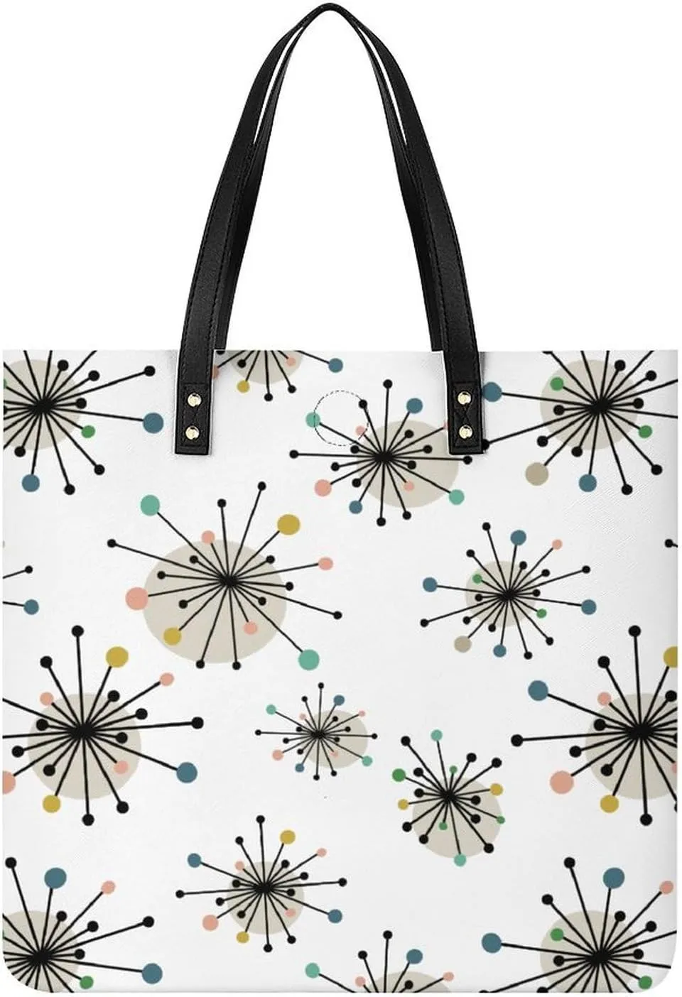 Cute AutismAwareness Large Capacity Leather Handbag