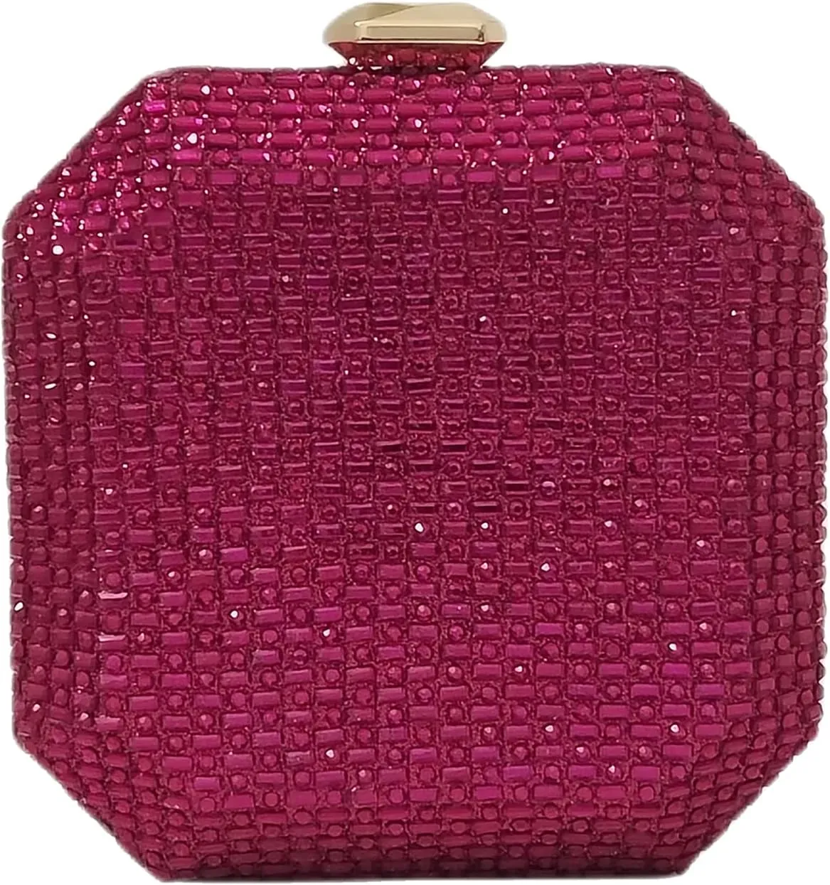 Cute Crystal Box Clutch Mini Rhinestone Handbags For Women Party Wedding Evening Bag