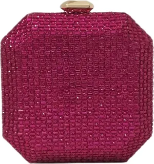 Cute Crystal Box Clutch Mini Rhinestone Handbags For Women Party Wedding Evening Bag