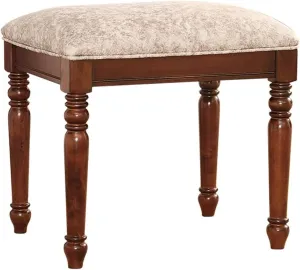 DASHADAO Footstools Stools American Fabric Retro Wood Stool Idyllic Village Dressing Stool Changing His Shoes Stool Living Room (Color:Rubber Color,Size:45 * 35 * 46cm)