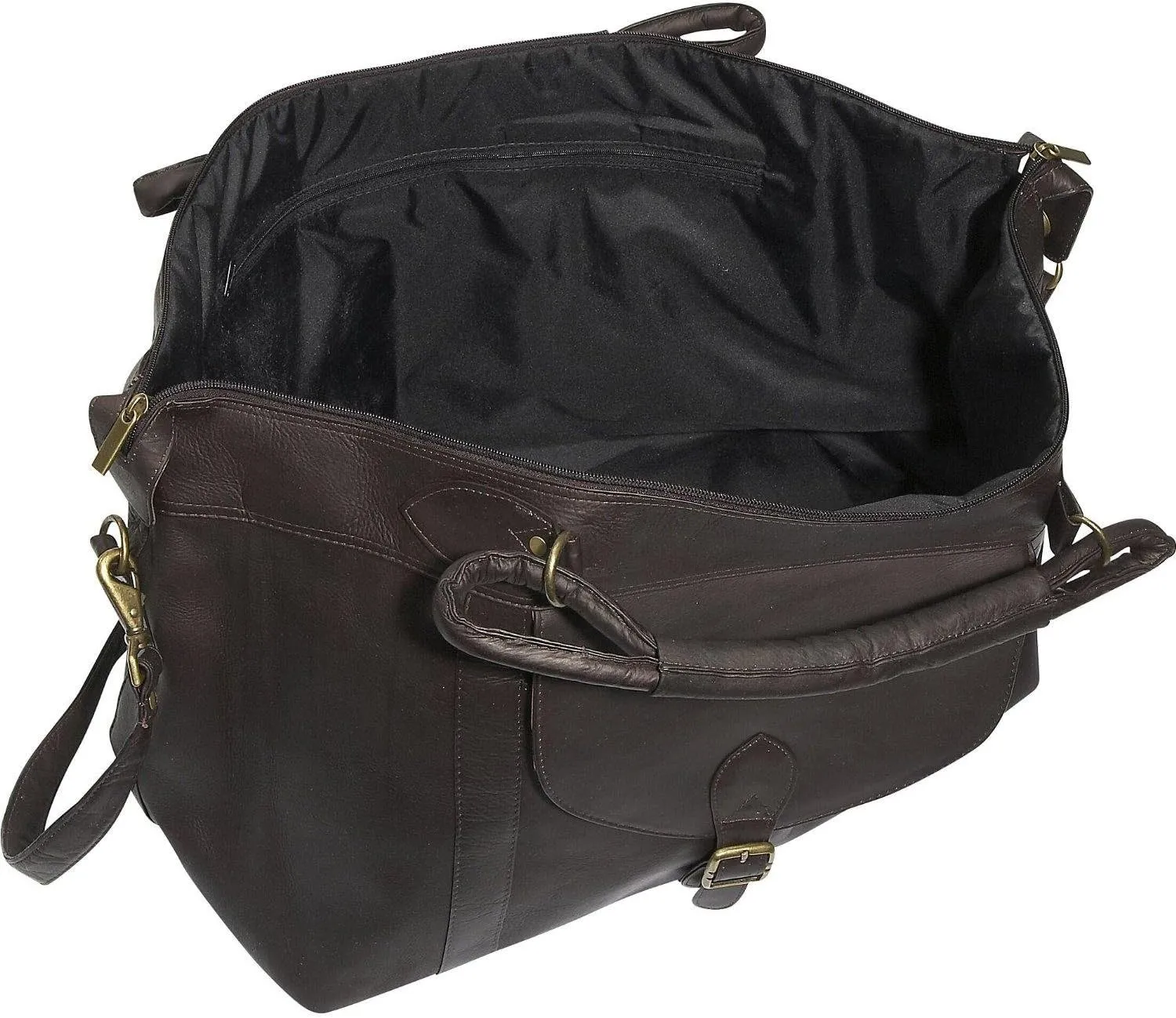 David King & Co. Top Zip Travel Bag, Black, One Size