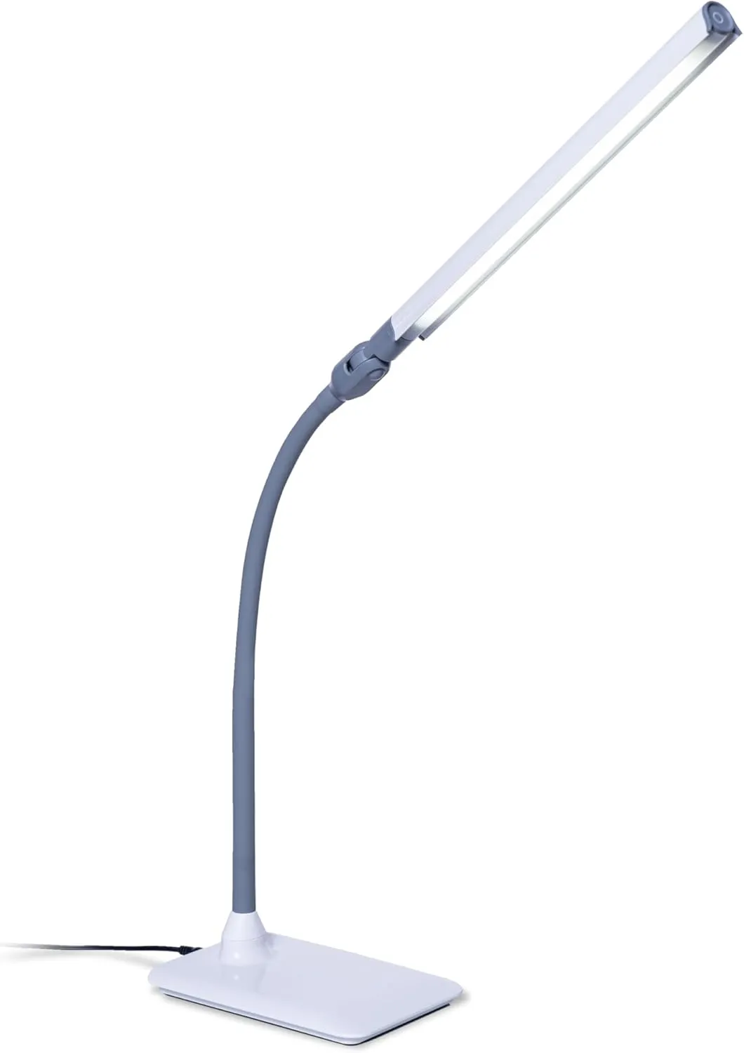 daylight Company Uno Pro Table Lamp, Standing Lamp for Living Room, Bedroom, Salon, Office, Touch Control, Flexible Arm, Sleek Design, Multipurpose