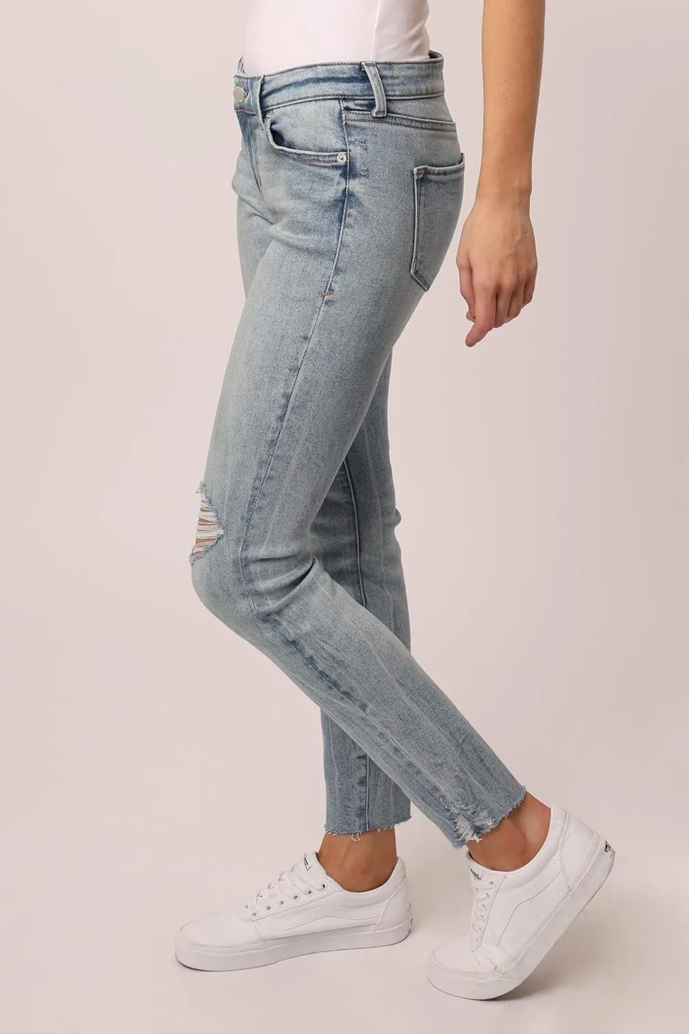 DEAR JOHN Joyrich Women's Jeans Skinny Leg Mid Rise