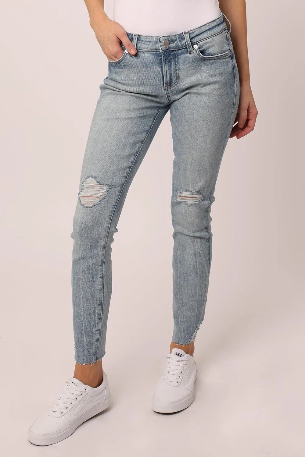 DEAR JOHN Joyrich Women's Jeans Skinny Leg Mid Rise
