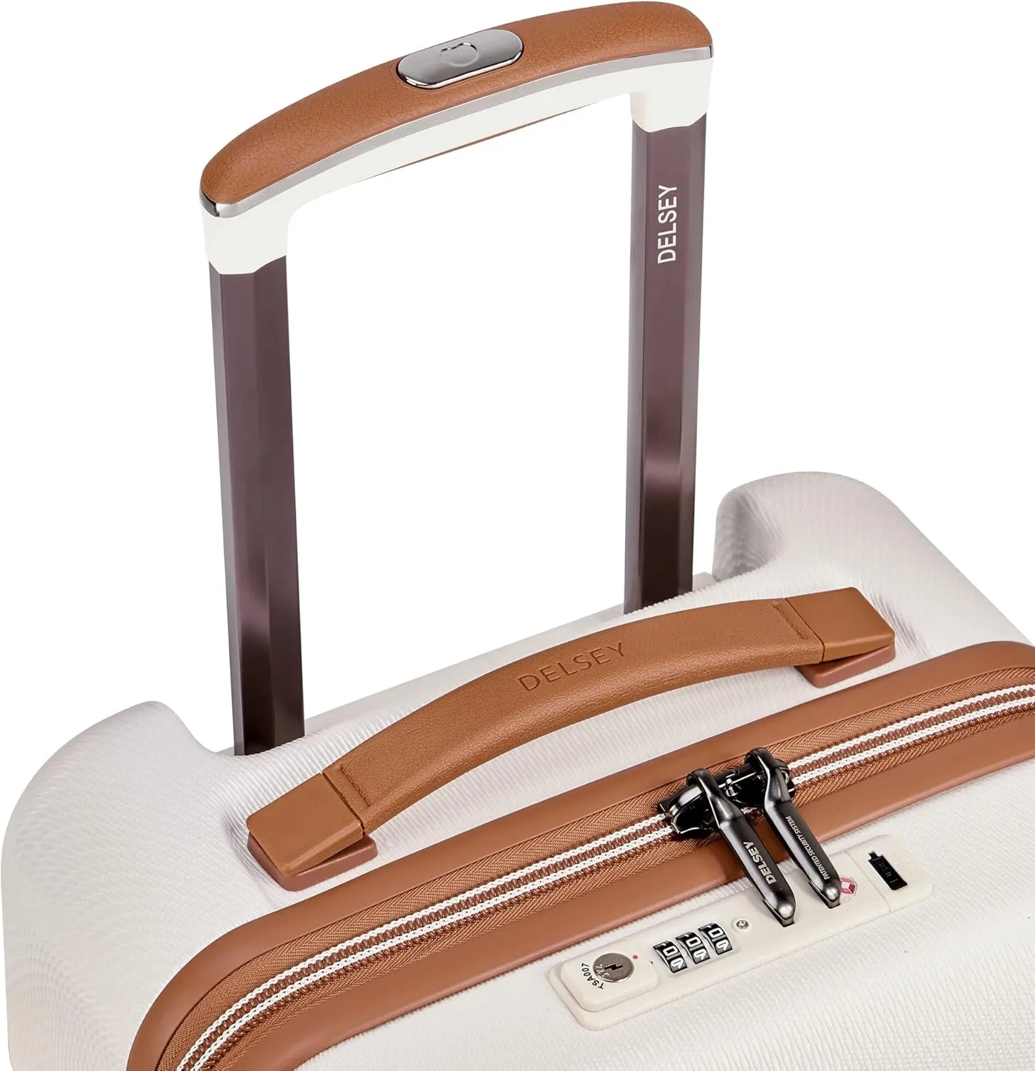 DELSEY PARIS Chatelet Air 2.0 Hardside Luggage with Spinner Wheels, Angora, 2 Piece Set (19/28)