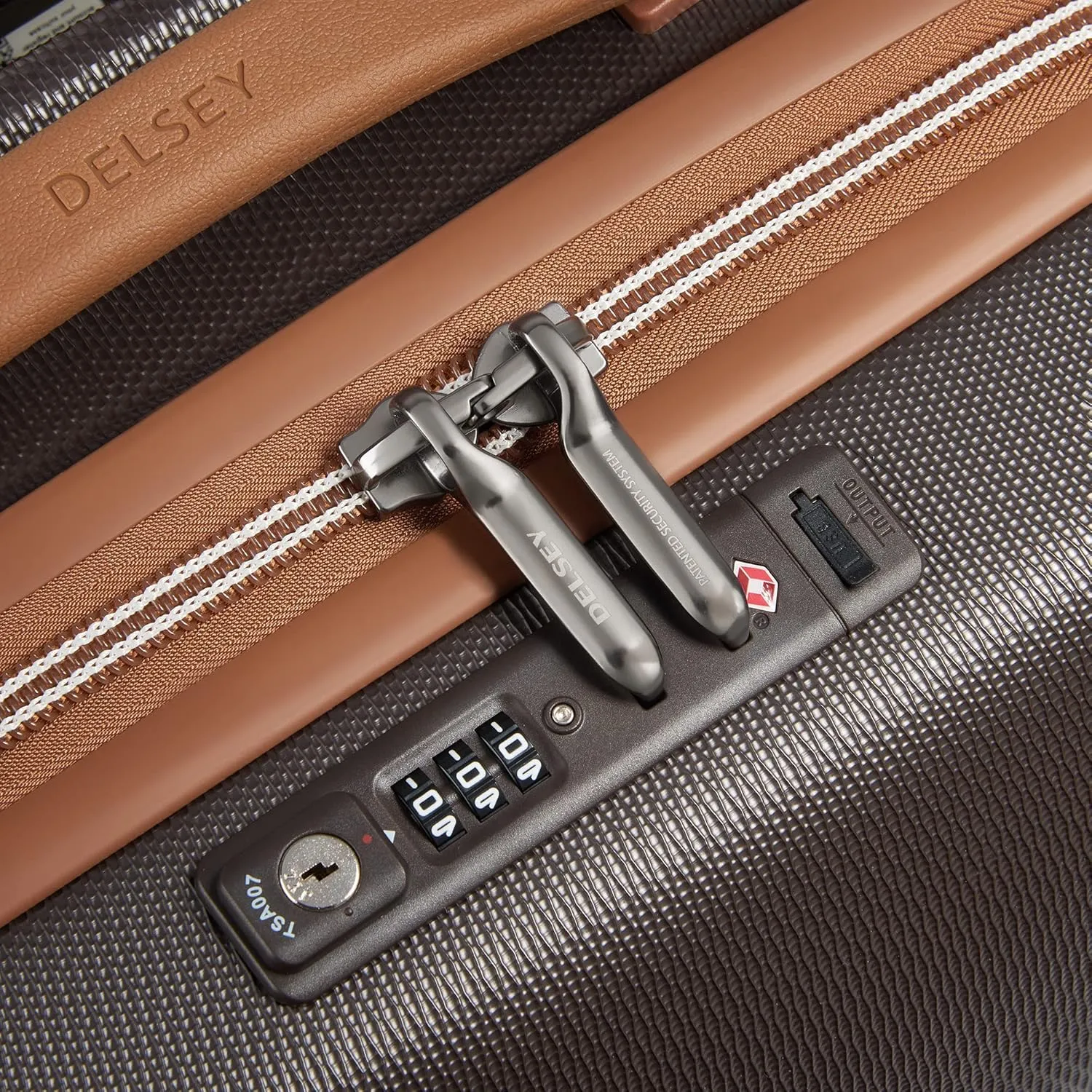 DELSEY PARIS Chatelet Air 2.0 Hardside Luggage with Spinner Wheels, Chocolate Brown, Carry on 19 Inch