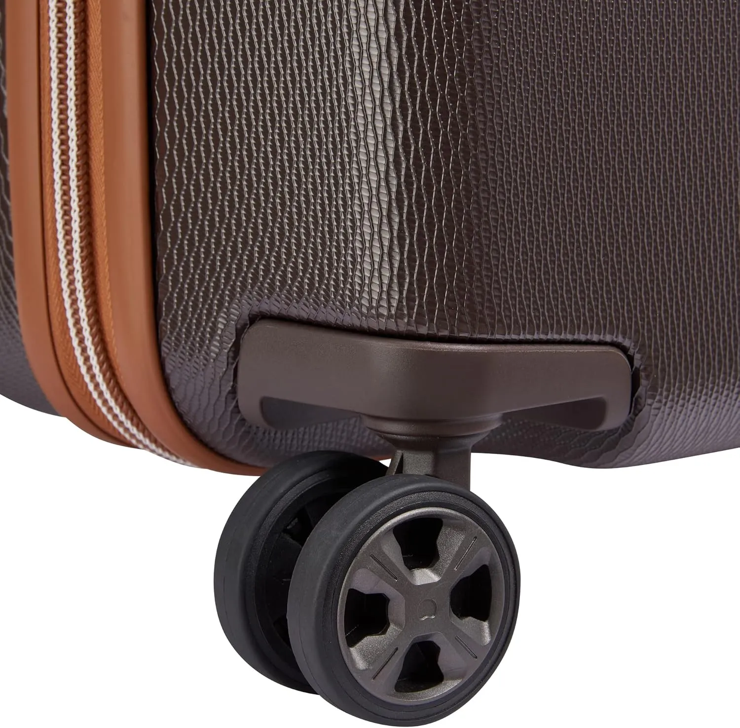 DELSEY PARIS Chatelet Air 2.0 Hardside Luggage with Spinner Wheels, Chocolate Brown, Carry on 19 Inch