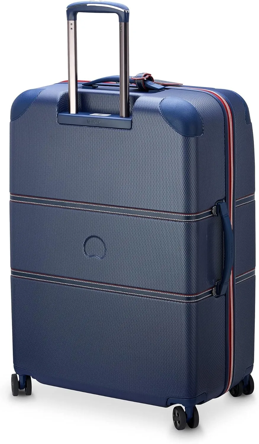 DELSEY PARIS Chatelet Air 2.0 Hardside Luggage with Spinner Wheels, Navy, Checked-Large 28 Inch