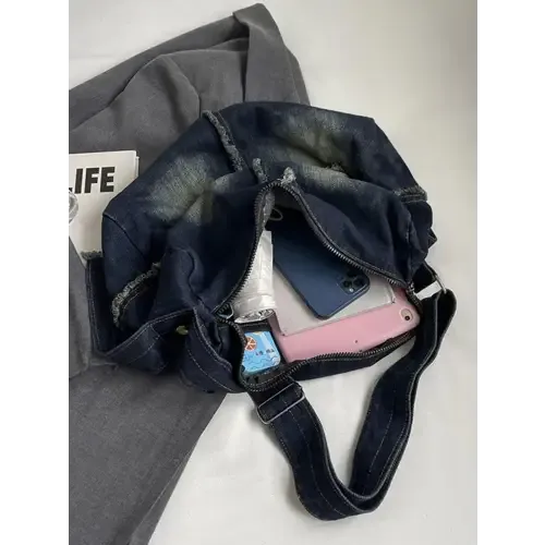 Denim Crossbody Bag