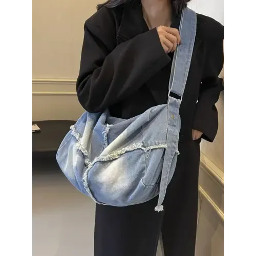 Denim Crossbody Bag