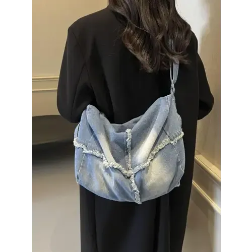 Denim Crossbody Bag