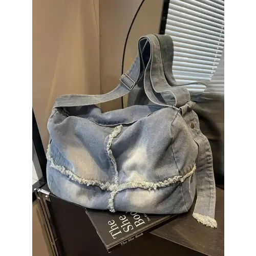 Denim Crossbody Bag