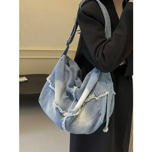 Denim Crossbody Bag