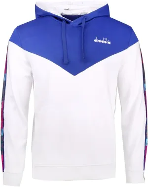 Diadora Mens 5Palle Offside V Hoodie Casual Outerwear Casual - White