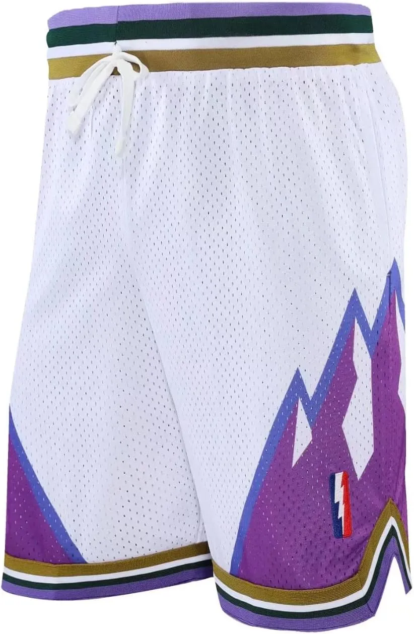 DIOTSR Mens Basketball Shorts Casual Retro Graphic Shorts Athletic Running Shorts Streetwear Designer Shorts with Pockets