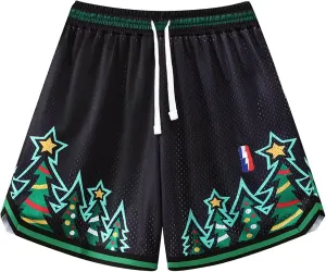 DIOTSR Mens Basketball Shorts Casual Retro Graphic Shorts Athletic Running Shorts Streetwear Designer Shorts with Pockets