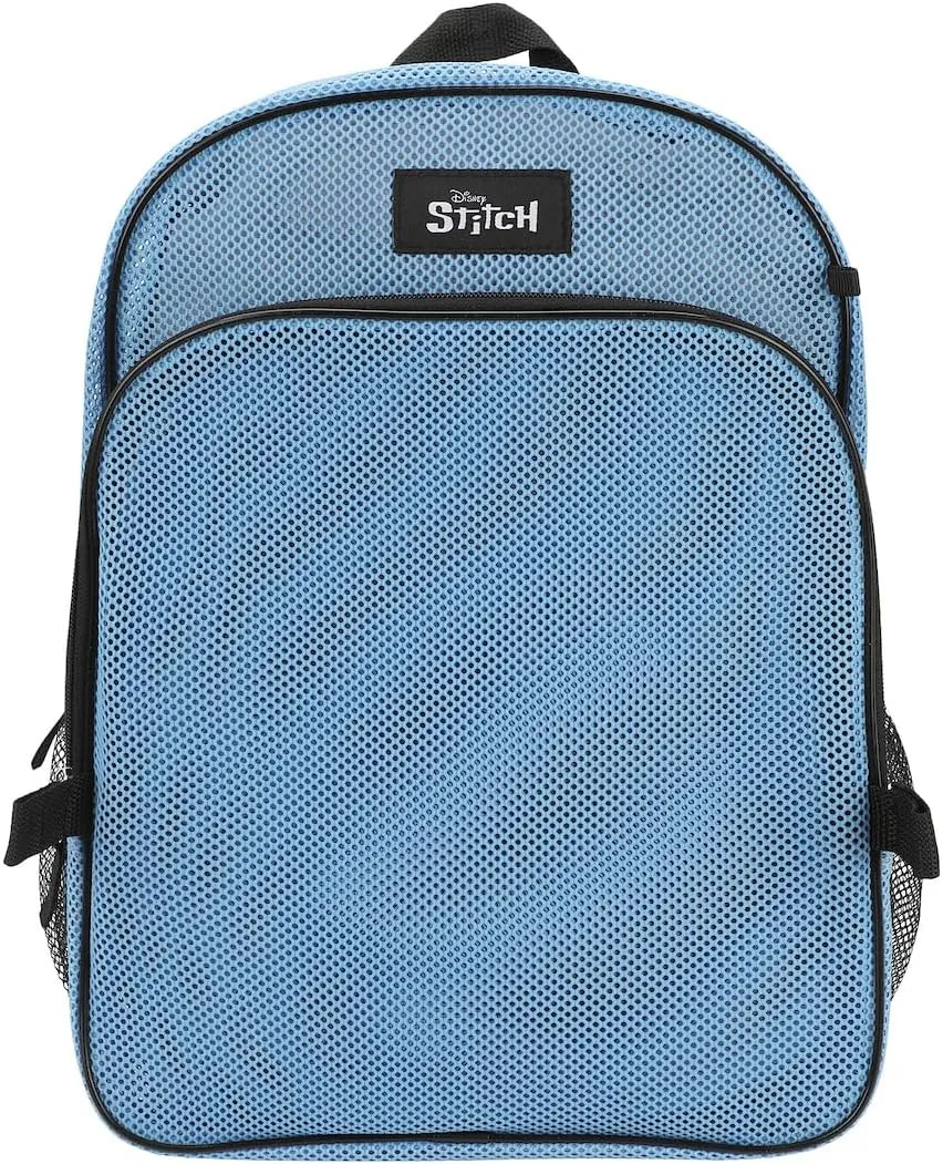 Disney's Stitch 5-Piece Mesh Backpack & Lunchbox Set