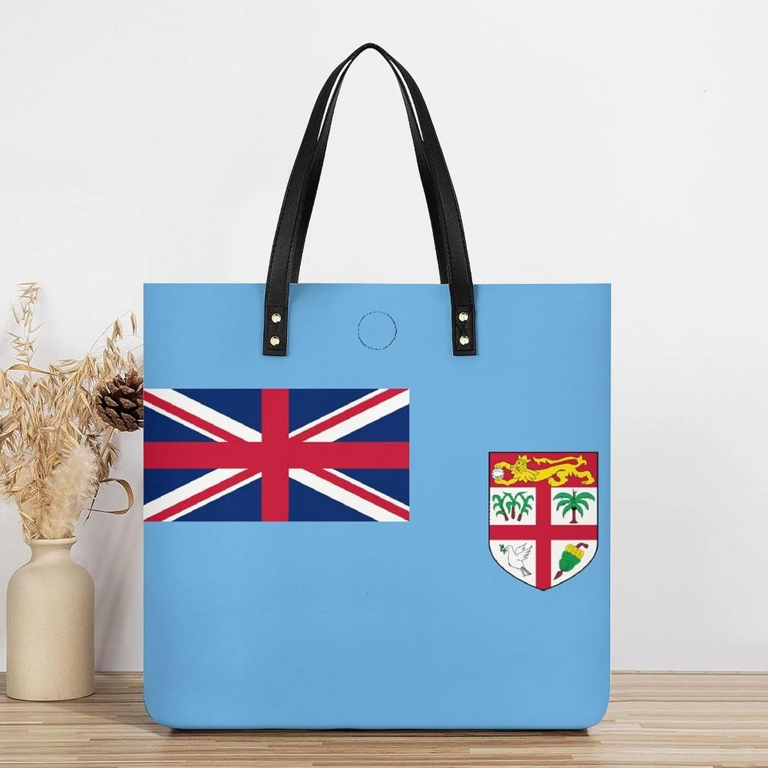 Djibouti Flag Women's Fashionable Leather Tote Bag Versatile Purse for Work and Leisure