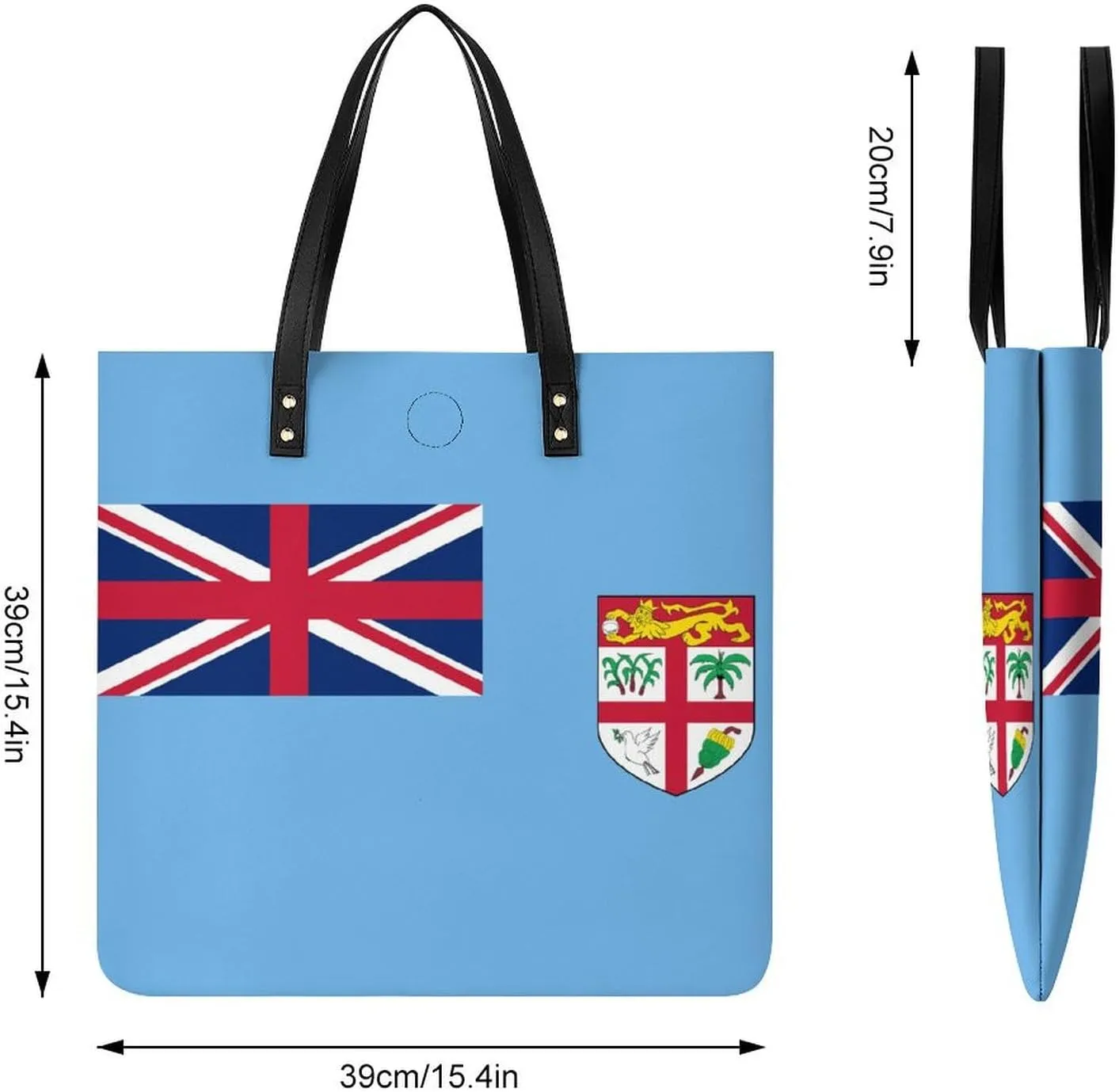 Djibouti Flag Women's Fashionable Leather Tote Bag Versatile Purse for Work and Leisure