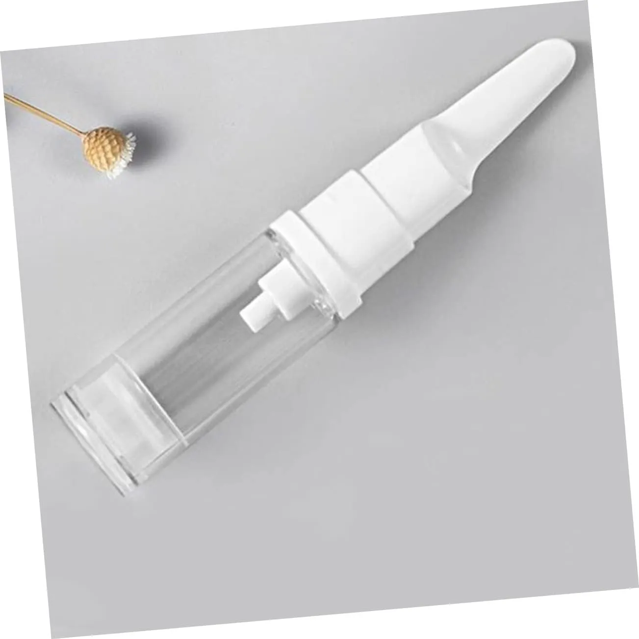 DOITOOL 3sets 10ml Empty Airless Pump Bottles Eye Containers Lotion Dispensers for Travel Daily Use 8pcs*3