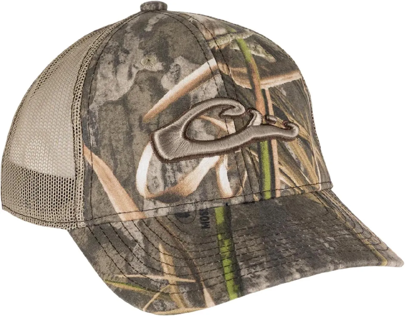 Drake Waterfowl Men's 6-Panel Camo Mesh Back Cap