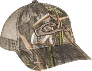 Drake Waterfowl Men's 6-Panel Camo Mesh Back Cap