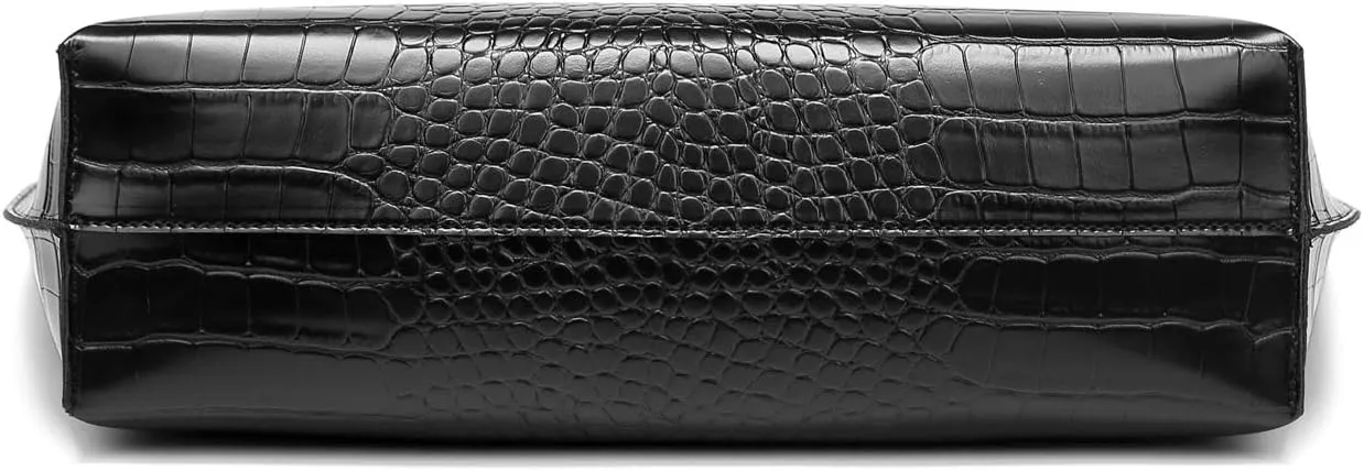 Dreubea Women's Soft Faux Leather Tote Shoulder Bag from, Big Capacity Tassel Handbag