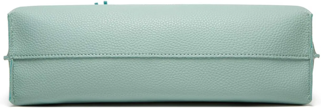 Dreubea Women's Soft Faux Leather Tote Shoulder Bag from, Big Capacity Tassel Handbag