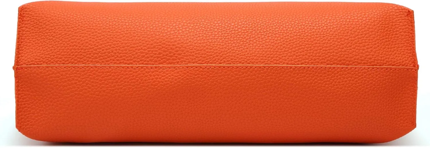 Dreubea Women's Soft Faux Leather Tote Shoulder Bag from, Big Capacity Tassel Handbag
