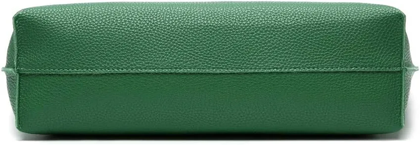 Dreubea Women's Soft Faux Leather Tote Shoulder Bag from, Big Capacity Tassel Handbag