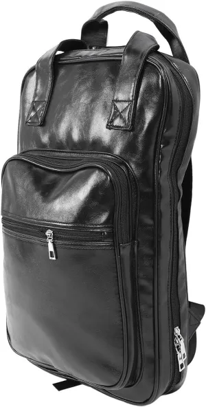 Drumstick Mallet Bag, Large Capacity Drum Sticks Bag for Travel (Black)