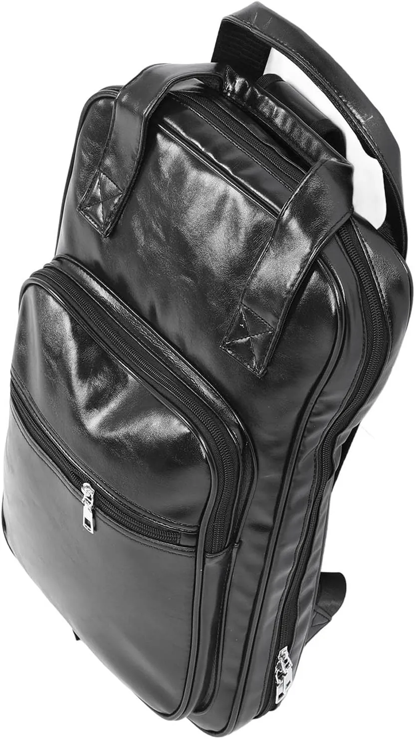 Drumstick Mallet Bag, Large Capacity Drum Sticks Bag for Travel (Black)
