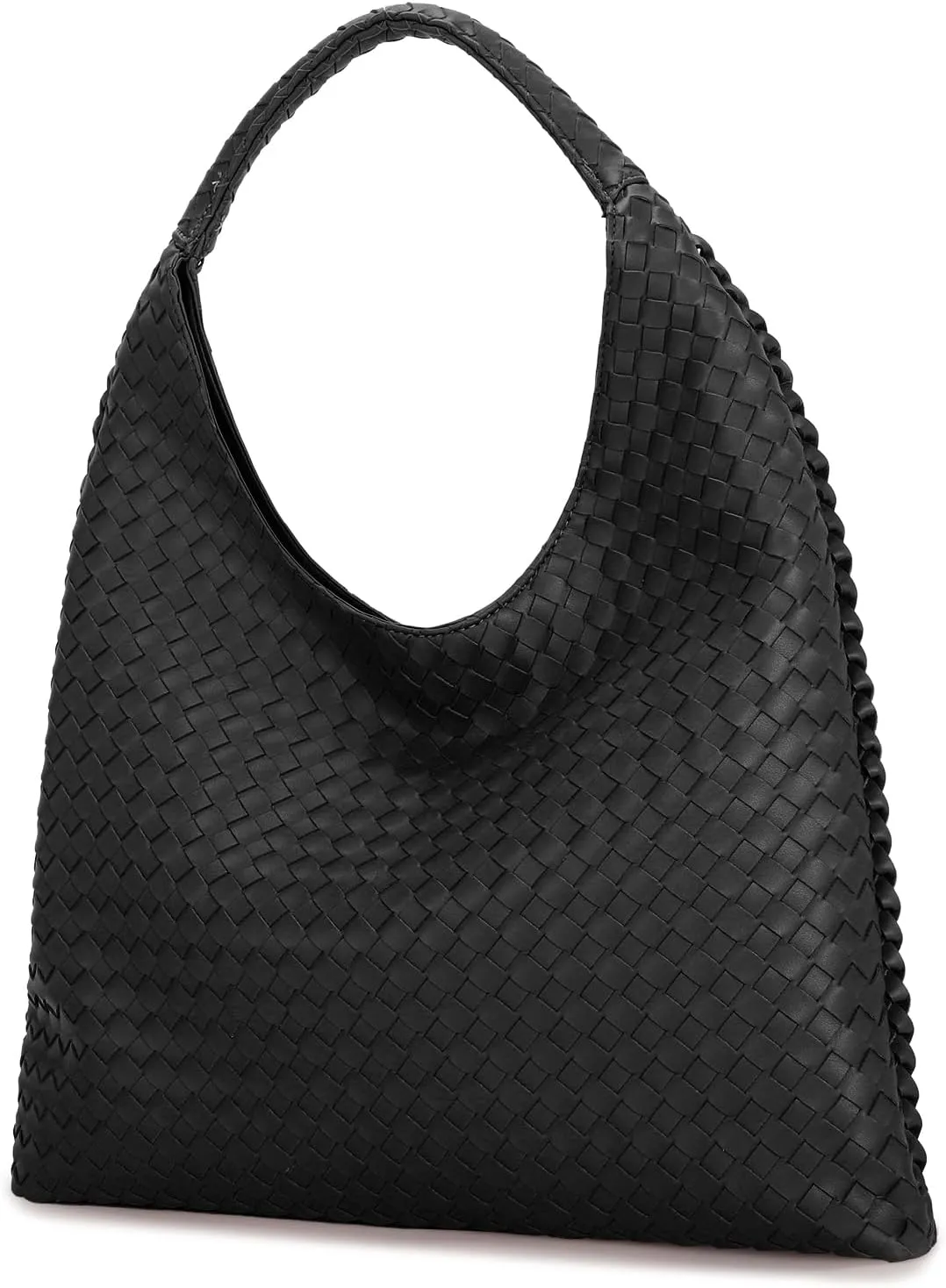 E Woven Hobo Bag for Women Large Tote Bag Top Handle Shoulder Handbag