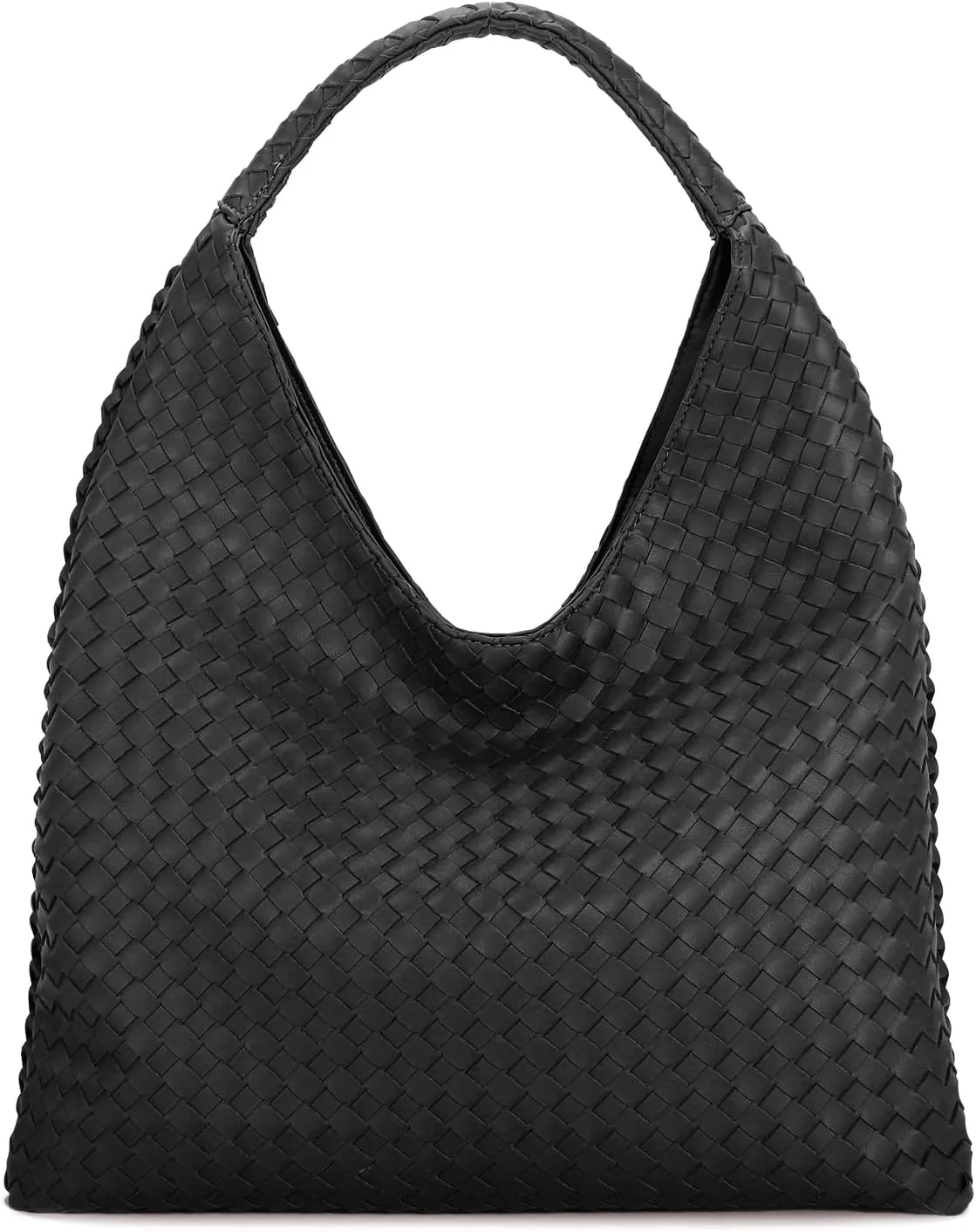 E Woven Hobo Bag for Women Large Tote Bag Top Handle Shoulder Handbag