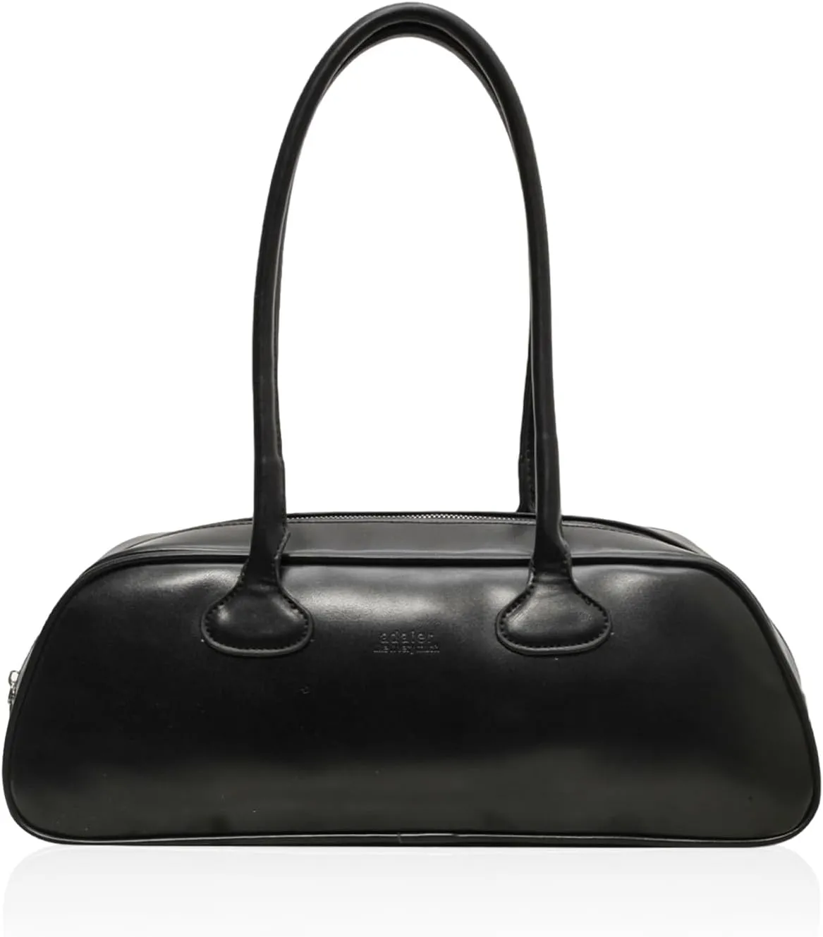 East West Bag, Women Fashion Shoulder Bag Large Capacity PU Leather Small Handbag Solid Color Retro Commuting Bag