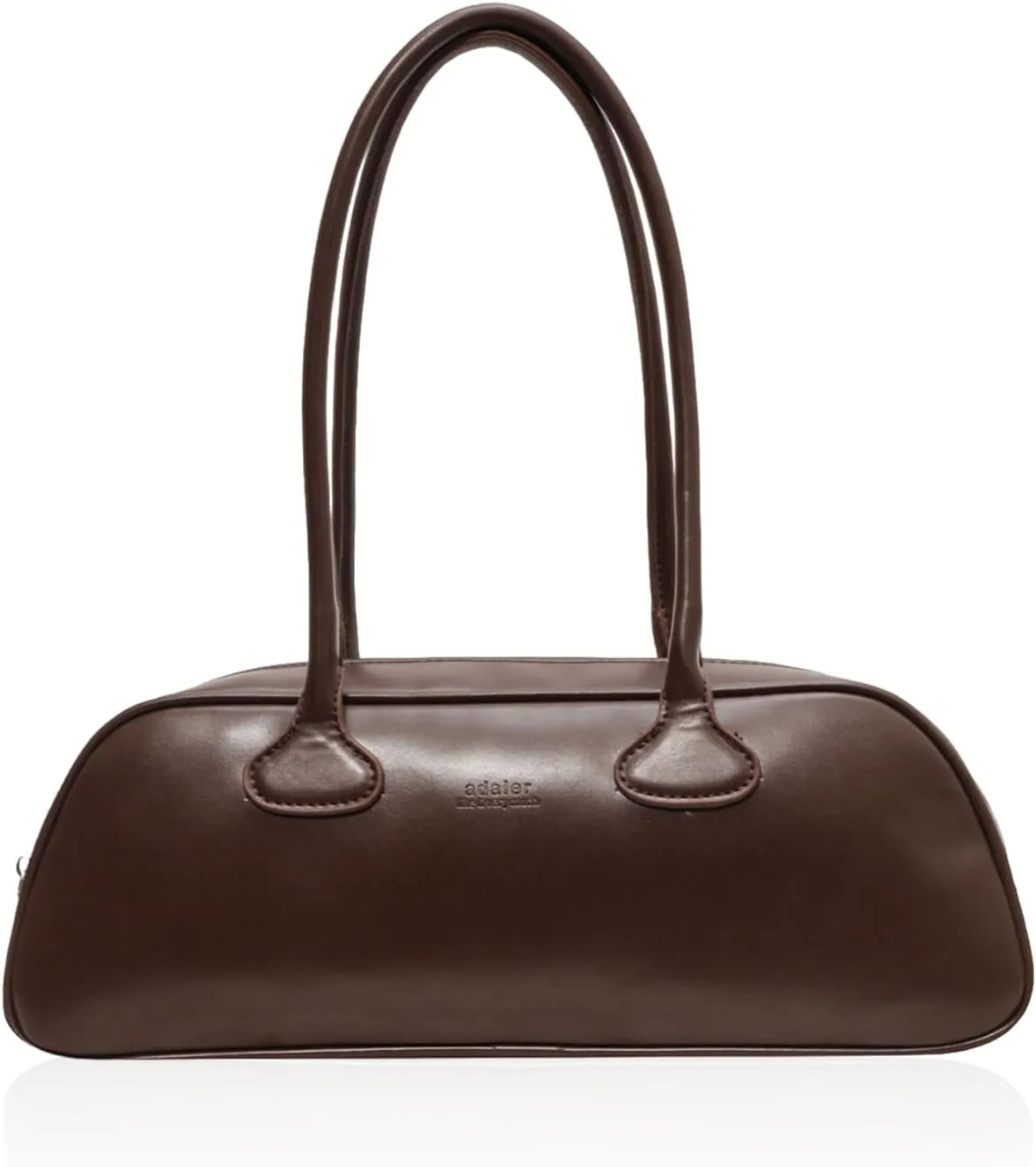 East West Bag, Women Fashion Shoulder Bag Large Capacity PU Leather Small Handbag Solid Color Retro Commuting Bag