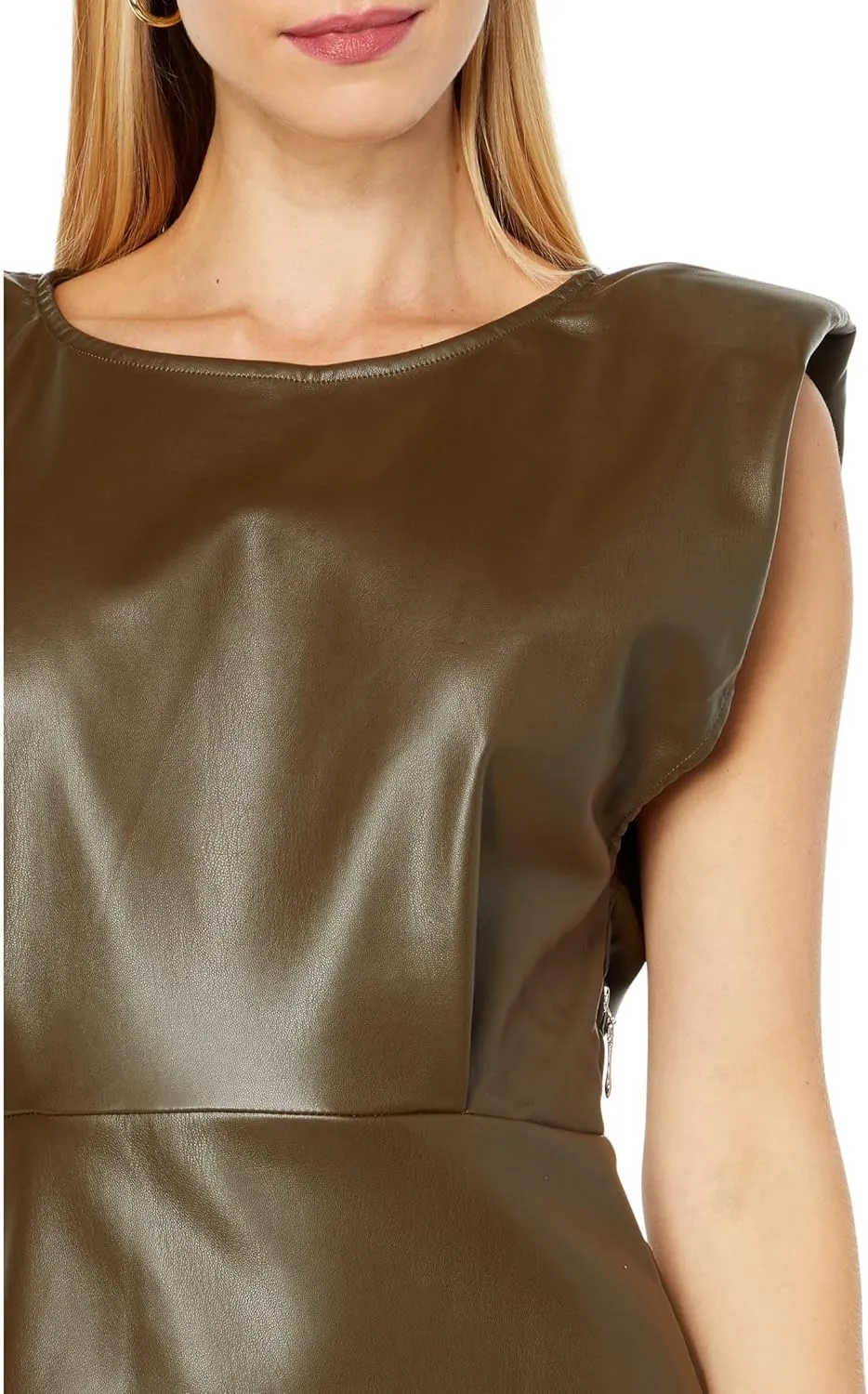 En Saison Lana Shoulder Pad Mini Dress