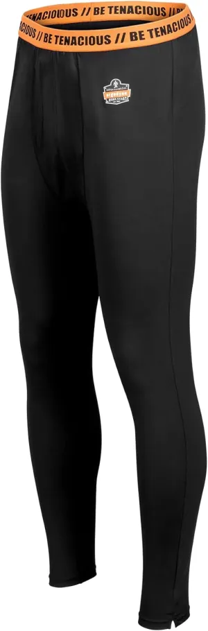 Ergodyne Men's Standard Lightweight Base Layer Pants, Black, Medium