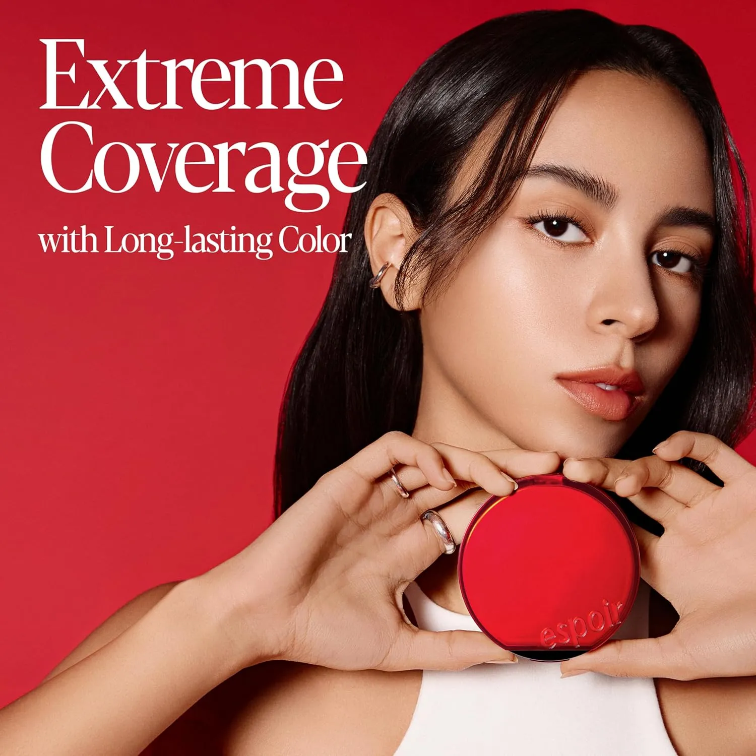 espoir [NEW] Be Velvet Cushion Foundation | Quick and Easy Coverage with Long-lasting Color by Zero Oxidation (#32 Cinnamon, 0.46 Ounce (Pack of 1))