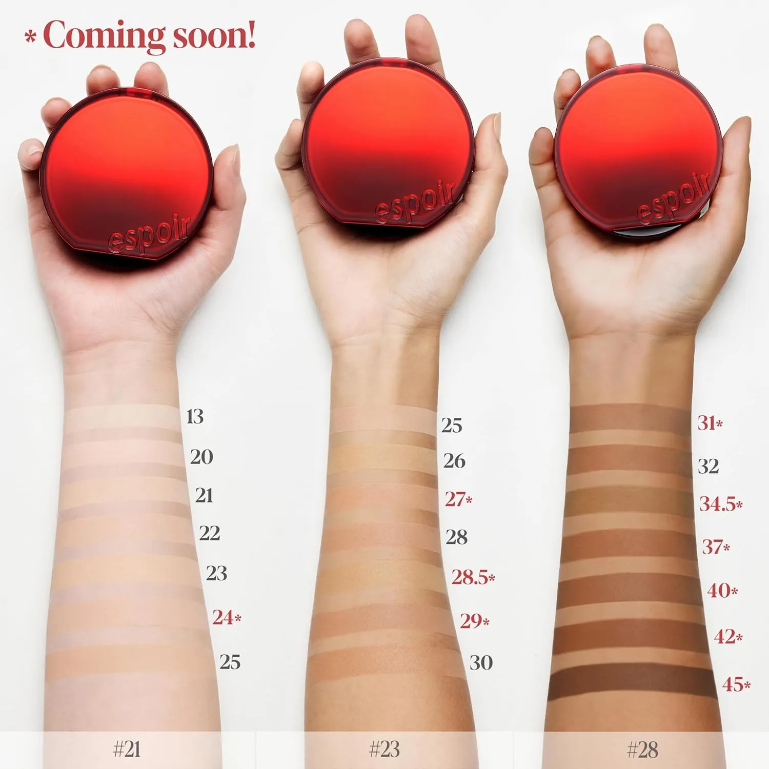 espoir [NEW] Be Velvet Cushion Foundation | Quick and Easy Coverage with Long-lasting Color by Zero Oxidation (#32 Cinnamon, 0.46 Ounce (Pack of 1))