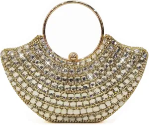 Evening Bag for Women，Lip Shaped Rhinestone Clutch Bridal Wedding Purse Party Prom Handbag