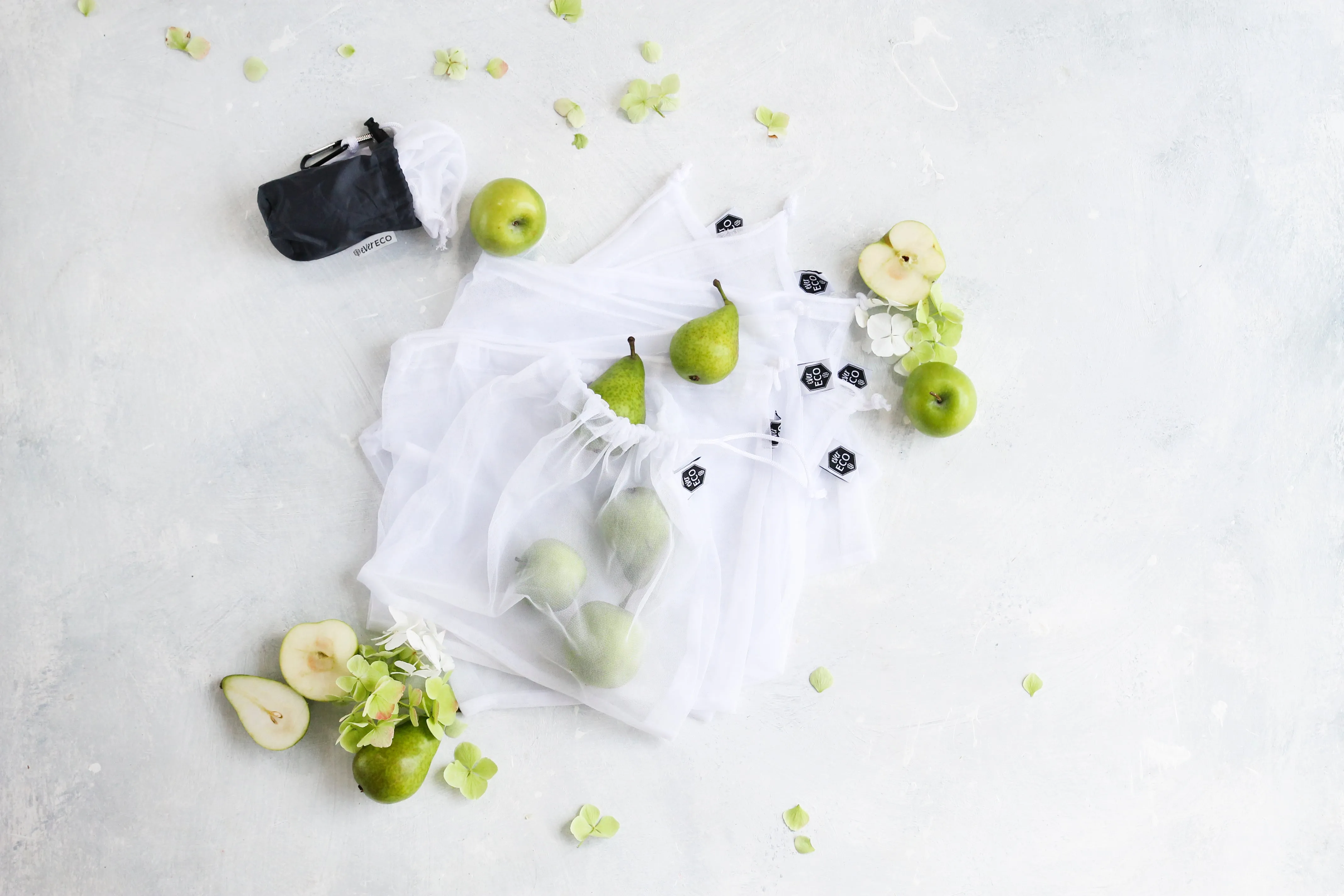 Ever Eco Reusable Produce Bags RPET Mesh - 8 Pack