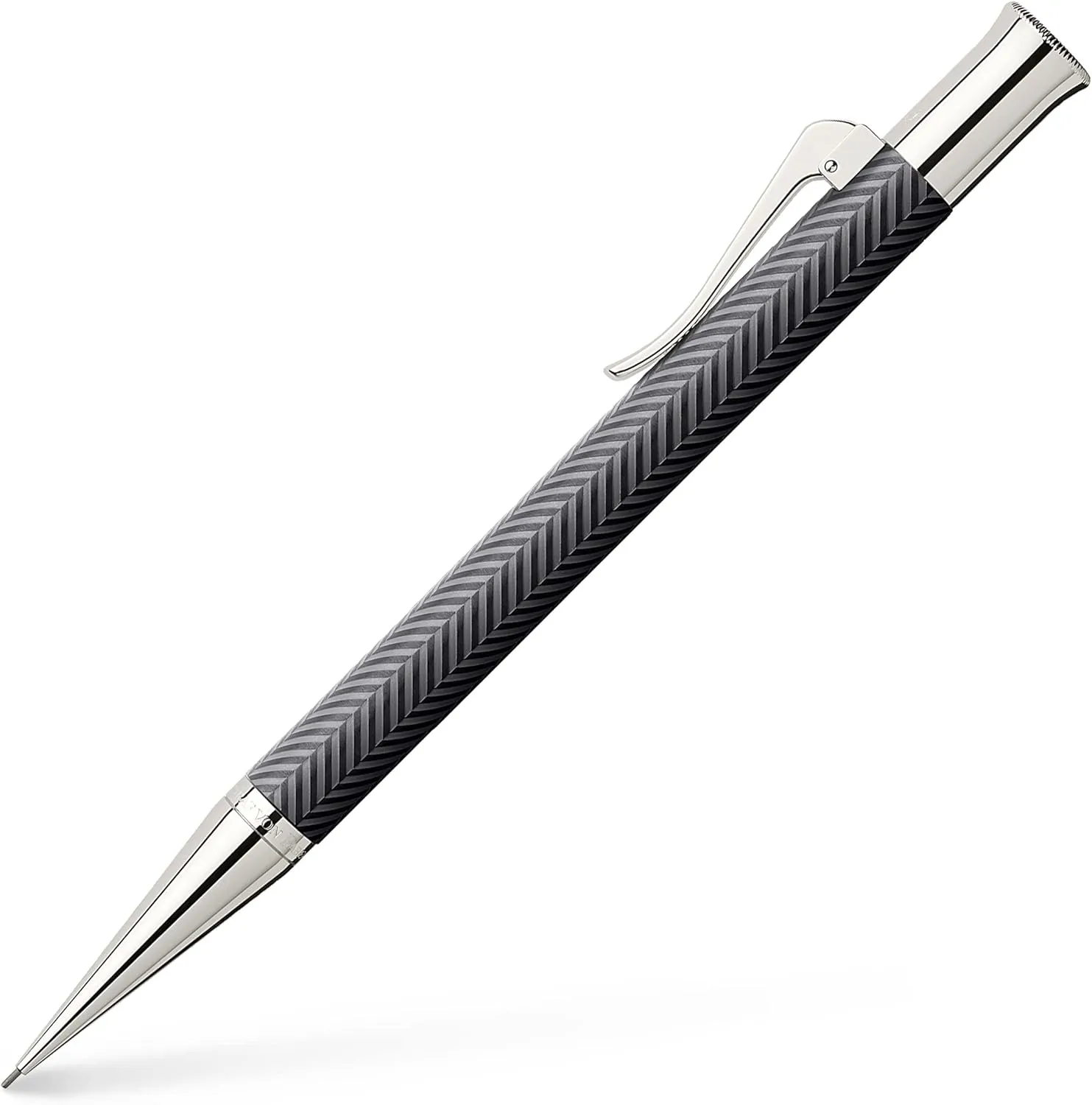 Faber Castell 136730 Guilloche Sisley Anthracite Mechanical Pencil, 0.03 inches (0.7 mm), Genuine Import