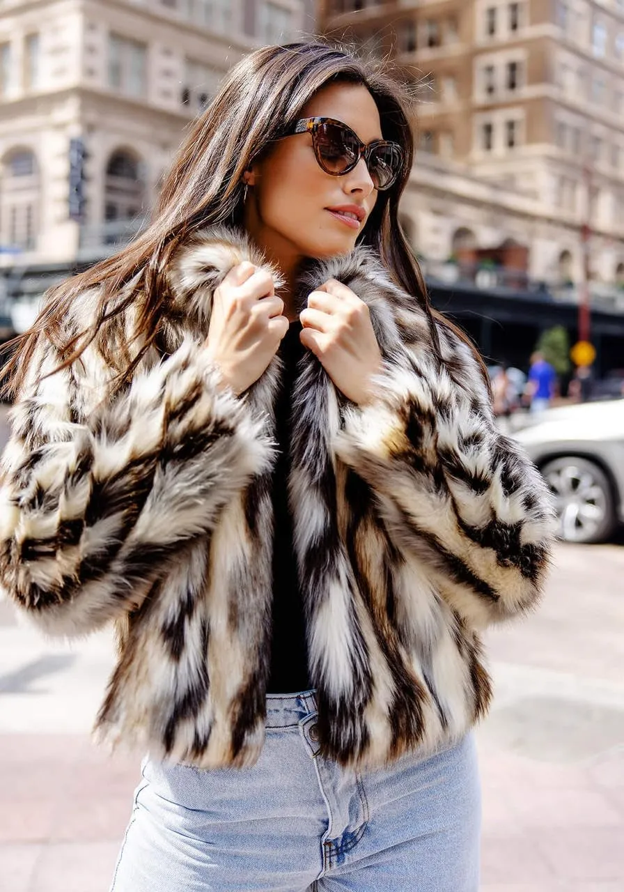 Fabulous-Furs Donna Salyers Desert Dream Faux Fur Jacket