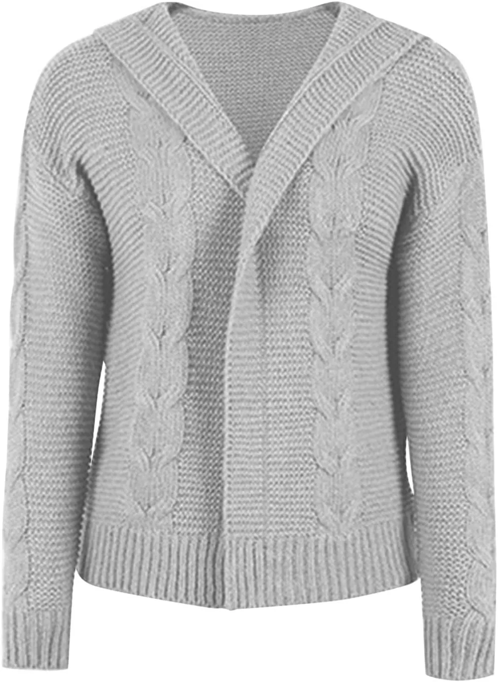 Fall Sweaters for Women Solid Color Knit Cardigan Sweater Jacket Nautical Sweaters Women One Shoulder Loose