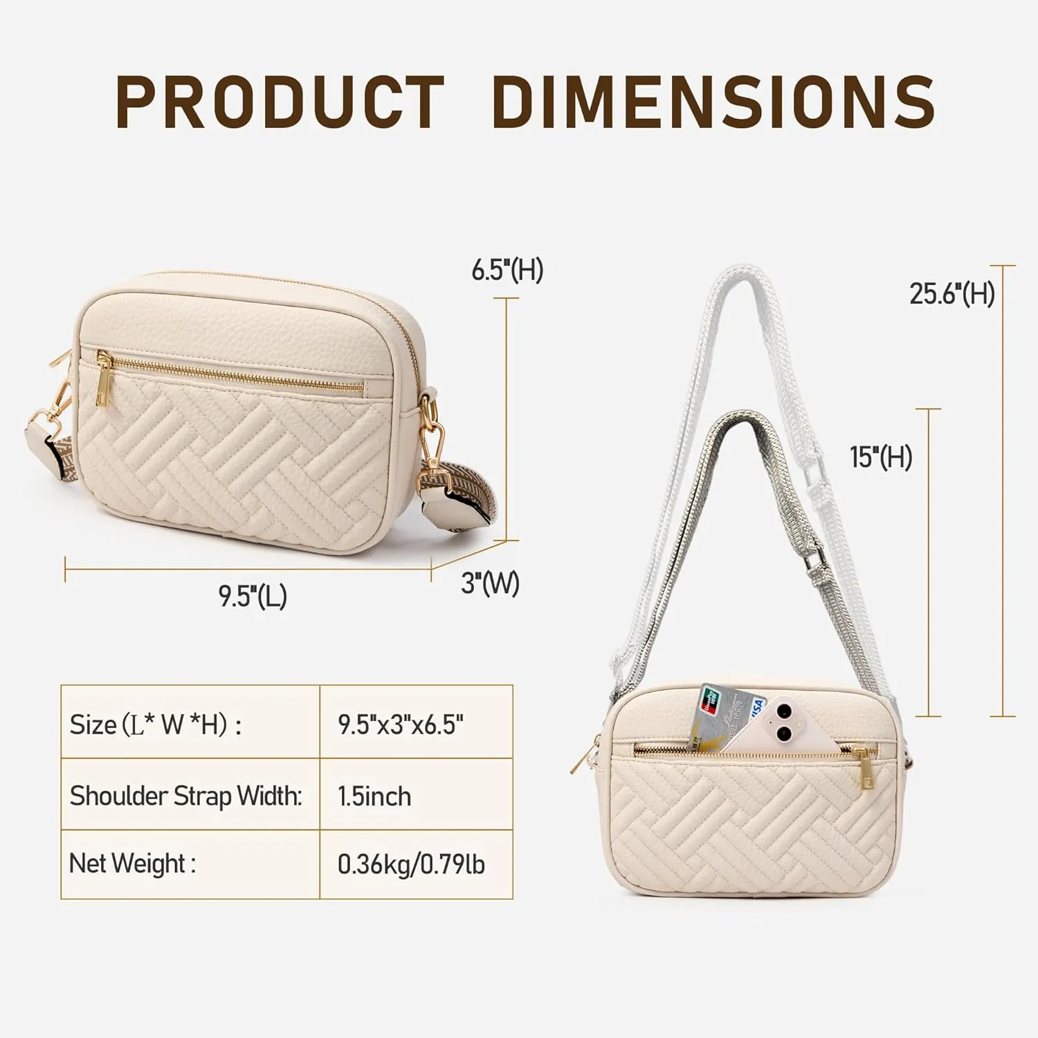 Fancy Forest Crossbody Bags for Women - Trendy Vegan Leather Small Purse, Travel-Ready Designer Accessory