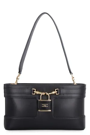 Faux leather clutch